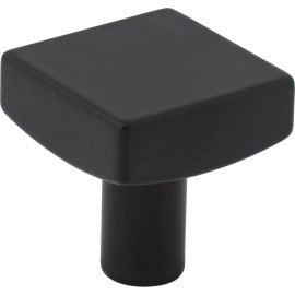 Kitchen One Matte Black Kitchen Cabinet Square Knob Bathroom Pull Furniture Knobs 845MB