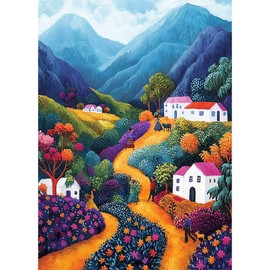 HUADADA Jigsaw Puzzles for Adults 1000 Pieces Birthday Gifts for Women Man 1000 Piece Jigsaw Puzzles for Adults-Autumn Village