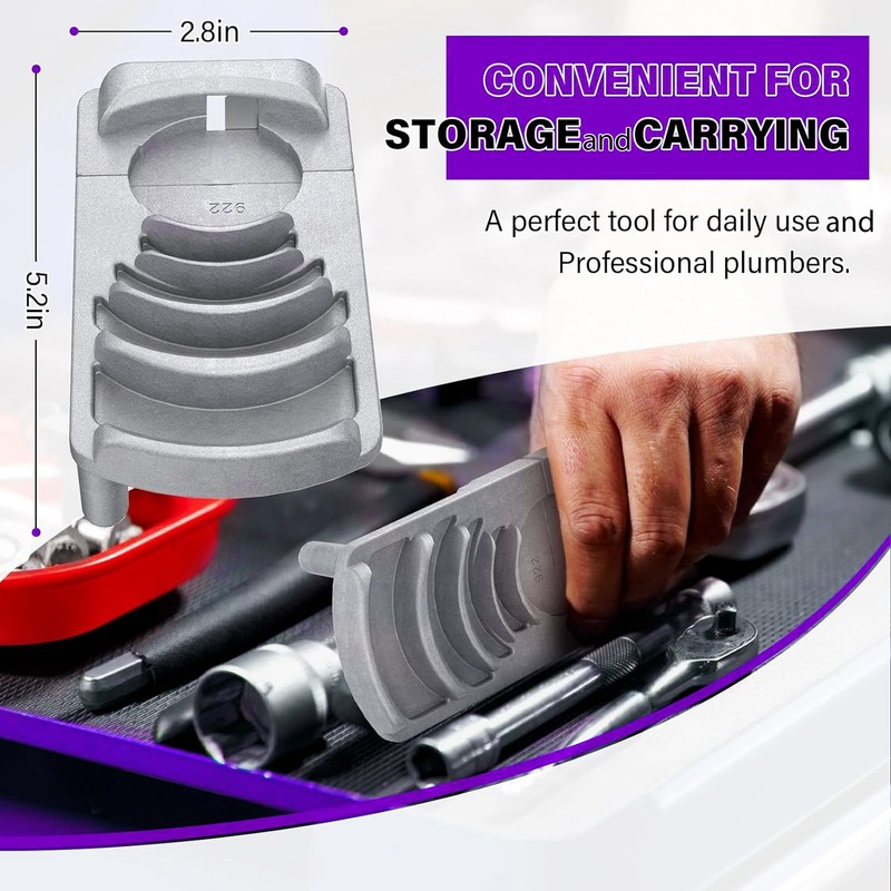 Plastic Pipe Deburring Tool Professional Effective 1 1/4‑4in PVC Tubing