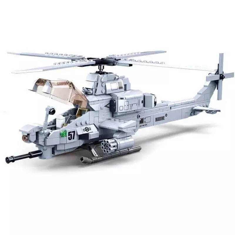 General Jim's Toys & Bricks AH-1Z Viper Attack Helicopter Building