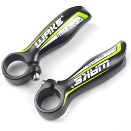 Lixada Bicycle Handlebar Ends Aluminum Alloy MTB Mountain Bike Handle Bar Ends 22.2mm (Green)