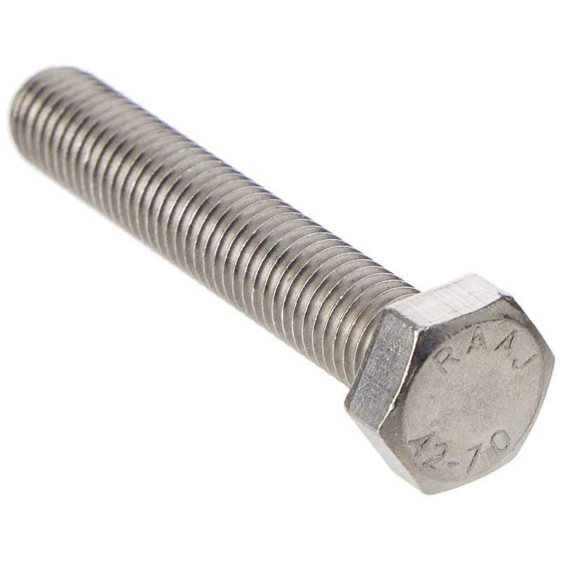 AHCA2 Stainless Steel Fully Threaded Hex Bolt (Setscrew) M12 12mm