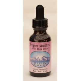 Alaskan Essences Scepter Amethyst Gem Elixir 1 oz Size