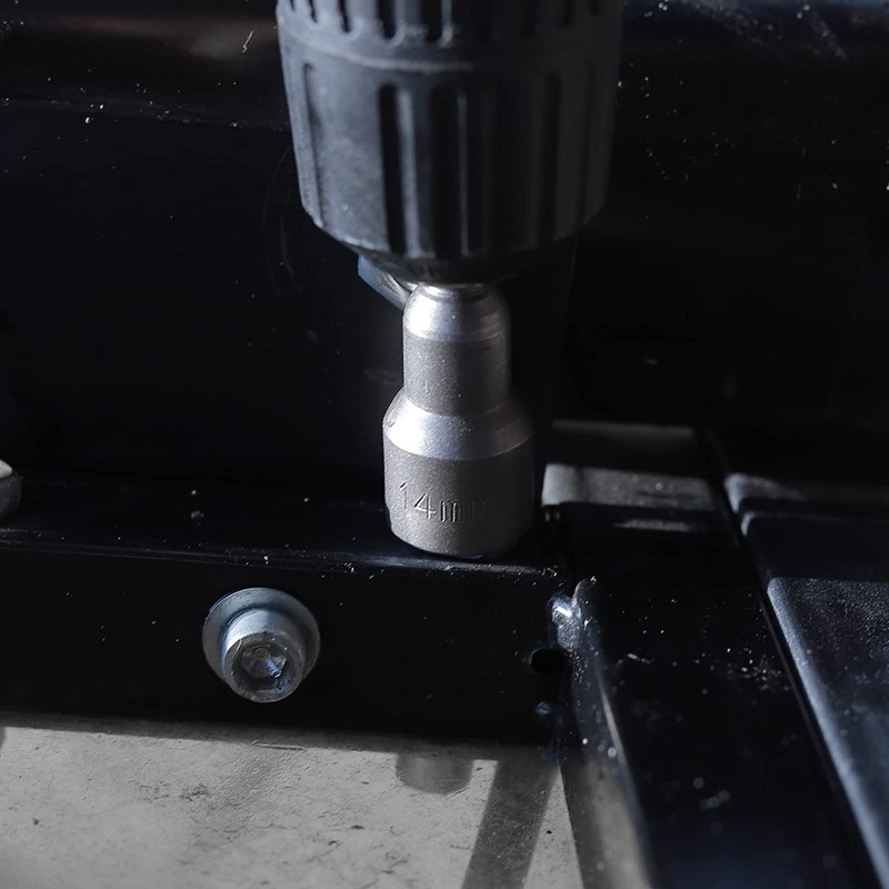 Auniwaig 1/4" Quick-Change Hex Shank 13mm Magnetic Nut Setter Driver