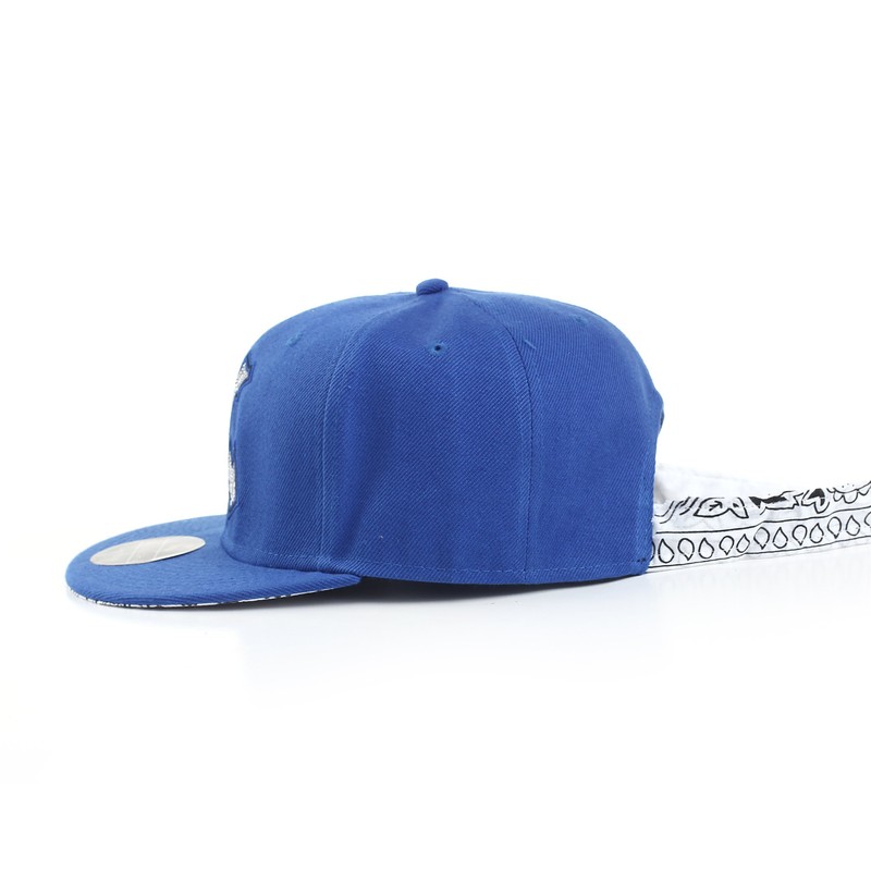 Underground Kulture Blue Tie-Back Bandana Baseball Cap