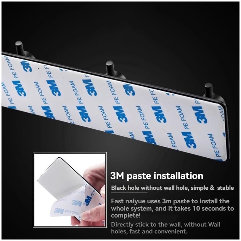 Kingdong Key Holder for Wall 304 Stainless Key Hooks Adhesive