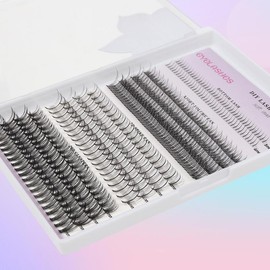 Mixed Size Individual DIY False Eyelashes, Natural Look Eyelash Extensions, Self Grafting Eyelash Clusters, False Eyelashes Clusters, Christmas Gift