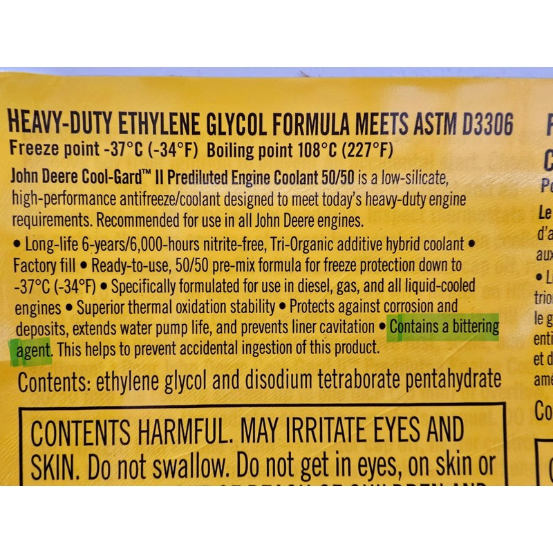 John Deere Original Equipment Cool-Gard II PRE-Mix - TY26575