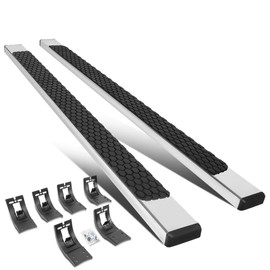 DNA MOTORING 5 Inches Wide Stainless Steel Side Step Nerf Bar Running Boards Compatible with 11-18 Ram 1500 Quad (Extended) Cab,STEPB-ZTL-8225-SS