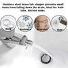LEZED Bath Plug 43 mm Silver Universal Bath Plug with