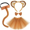 Dxhycc Monkey Costume Set with Headband, Tail, Bowtie and Tutu