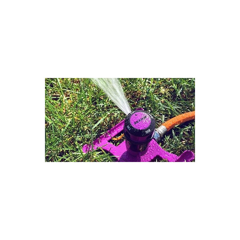 Dramm ColorStorm Gear Drive Sprinkler on Heavy Duty,Durable Metal Base,