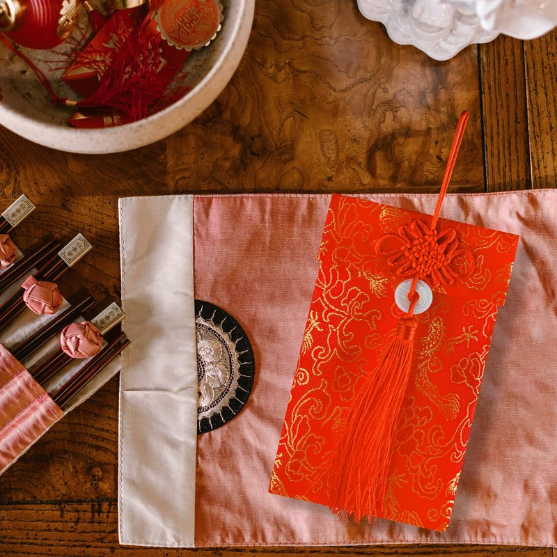 Lotsdonxia Red Envelopes with Chinese Elements Lucky Money Pockets Elegant