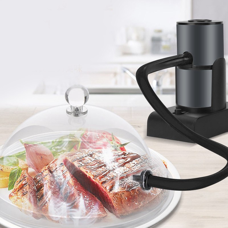 Portable Smoke Infuser Cocktail Drink Smoker 2 Gear DIY Kitchen