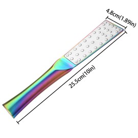 Pedicure Foot File Callus Remover, Double-Sided Scrubs Stainless Steel Foot Rasp Professional Dead Skin Callus Accessories for Wet and Dry Feet