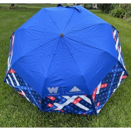 Weatherman Umbrella 2023 Folds of Honor Red White & Blue Collapsible Brand New!