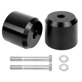 2.5 Inch Leveling Lift Kit Compatible with 2005-2023 F250 F350 Super Duty 4WD, Leveling Lift Kit Forged Front Coil Spring Lift Suspension Strut Spacers Raise the Front of your truck by 2.5''