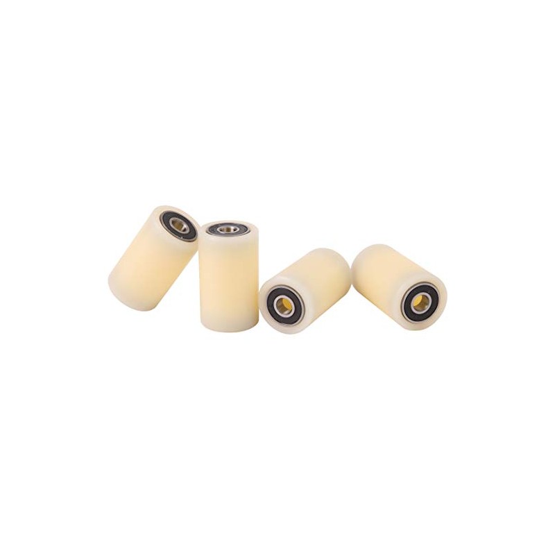 4 Pieces Nylon Rollers 30 mm diameter 50 mm wide