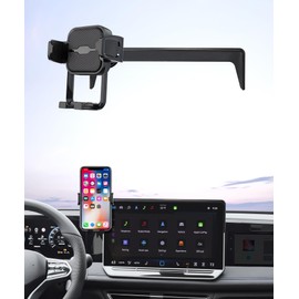Masergogo Car Phone Holder for 2025-2026 Volkswagen Tiguan, 15-inch Screen Fixed Clip, Auto Accessories Navigation Bracket, Interior Decoration Mobile Phone Mount, 360° Rotation