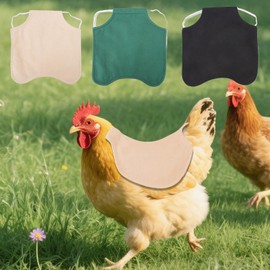 Chicken Saddles for Hens - 3X Chicken Apron Back Protector for Hens | Breathable Livestock Jacket Clothes for Small Medium Large Breeds
