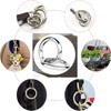 40Pcs 28mm Round Carabiner, BetterJonny Snap Spring Ring Loop Zinc