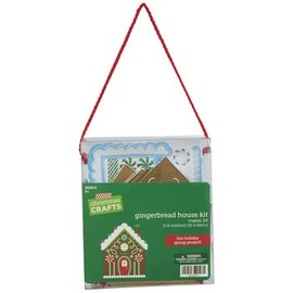 HAPPY DEALS ~ Gingerbread House Craft Kits - Makes 24 | Christmas Craft Kit for Kids