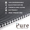 Paper Straws Black Drinking Straws 8 Inch Long 200 Pack