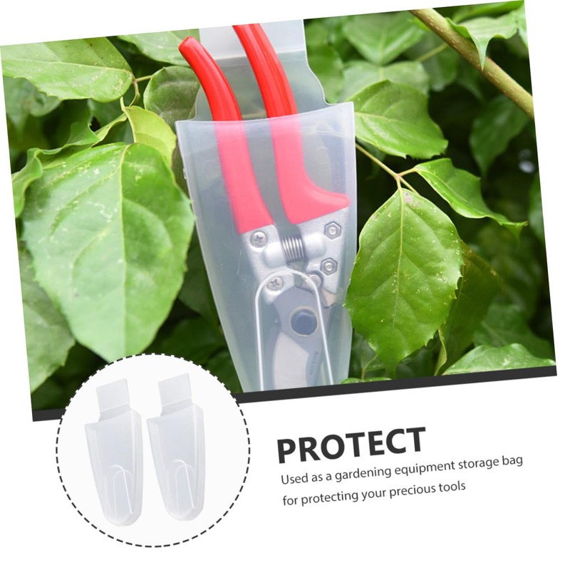LALAFINA 2pcs Pruning Shears Holder Protective Plastic Case for Scissors