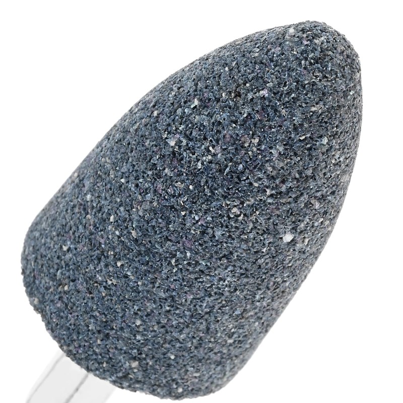 dophee 10Pcs 25mm Cone Shape Aluminum Oxide Mounted Grinding Stones