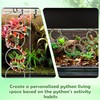 1+1 Big Snake Enrichment Rings for Ball Python, Climbing Toys