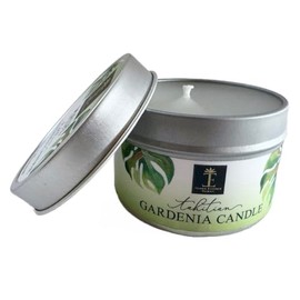 Island Essence Maui Organics Travel Candle, 4oz, Tropical Scents (Tahitian Gardenia)