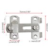 2PCS Stainless Steel Gate Latches Lock Sliding Door Window Cabinet
