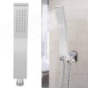 Walfront Handheld Shower Head, G1/2 in Thread Chrome Electroplating High
