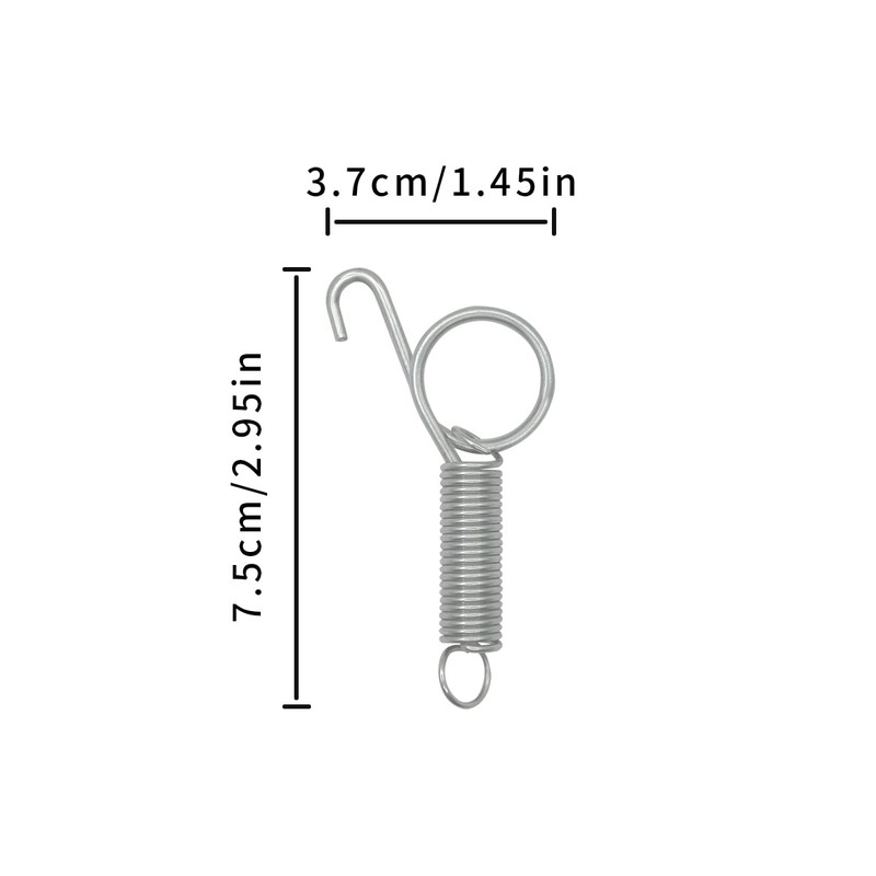 10 Pack Rabbit Cages Door Metal Finger Spring Latch Hook