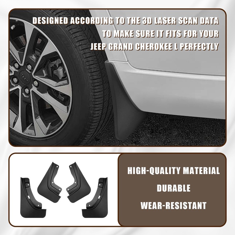 Muslogy for 2021-2025 2026 Grand Cherokee L 3Row Seat Mud