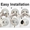 Humble Abode Creations Nest Learning Thermostat Wall Plate, 6 Inch