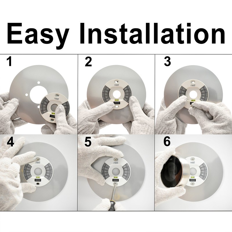 Humble Abode Creations Nest Learning Thermostat Wall Plate, 6 Inch