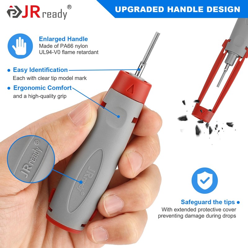 JRready JRconDRK00A20-02 Pin Removal Tool Kit, 20PCS Universal Automotive Computer