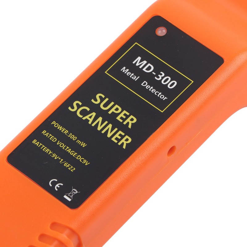 MD‑300 Handheld Metal Detector Security Scanner Finder Detecting Tool for