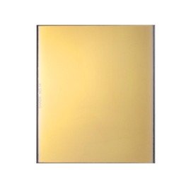 sourcing map Welding Lens 5.24" x 4.5" Shade 14 Glass Replacement Welding Lenses Darkening Filter Plates for Welding Helmet, Gold Coated Filter Glass