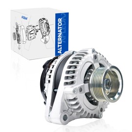 APLEDAX High Output Alternator For/Acura MDX, RL, TL, For/Honda -Odyssey 2005-2007, Pilot 2007-2008, Ridgeline 2007-2008, 3.2L, 3.5L, 3.7L, 130 Amp, 12V, CW, 6-Groove Pulley, 31100-RDJ-A01
