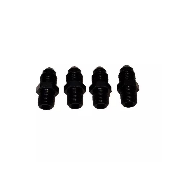 PROFLO PRODUCTS 3AN to 1/8 NPT NITROUS OXIDE FITTINGS BLACK