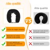 Fillable Travel Pillow with Bandage Padded Neck Pillow with Clothes