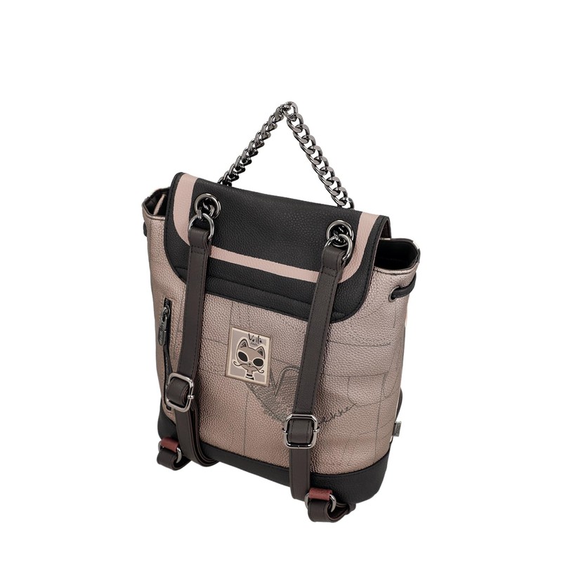 Anekke Parisian Backpack with Flap Multicoloured