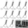 Rabbit Cage Door Hooks, Pack of 10 Cage Door Spring