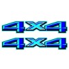 GOLD HOOK 2X GOLD HOOK 4x4 Decals - Bedside Replacement