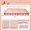 JOGEPEYO Waterproof Guinea Pig Cage Liners, Washable & Reusable Small