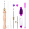 Punch Needle Tool Kit Set - Adjustable Embroidery Punch Needles
