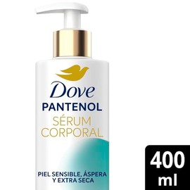 DOVE Srum Corporal en Crema Pantenol  Dermo Regenerador, para piel sensible, spera y extra seca, alivia y restaura la humectacin natural de la piel...