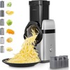 FOHERE Electric Cheese Grater, Upgraded 6-IN-1 Large Feed Chute Electric